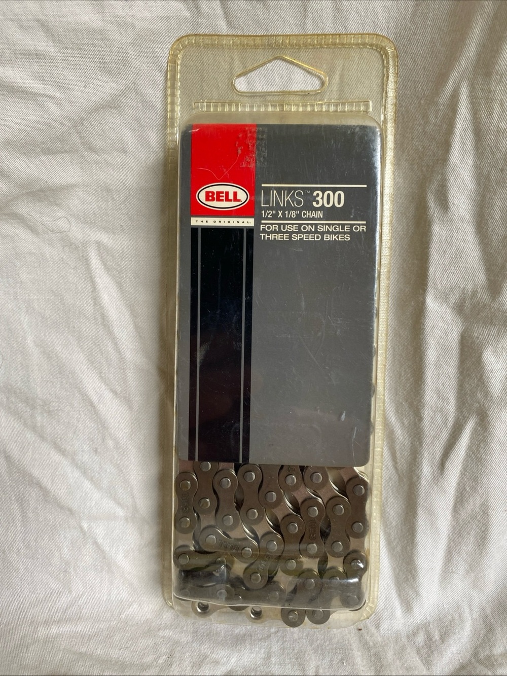 Bell Links 300 Bicycle Chain For Single Speed Or 3-Speed 1/2"x1/8" -7015885